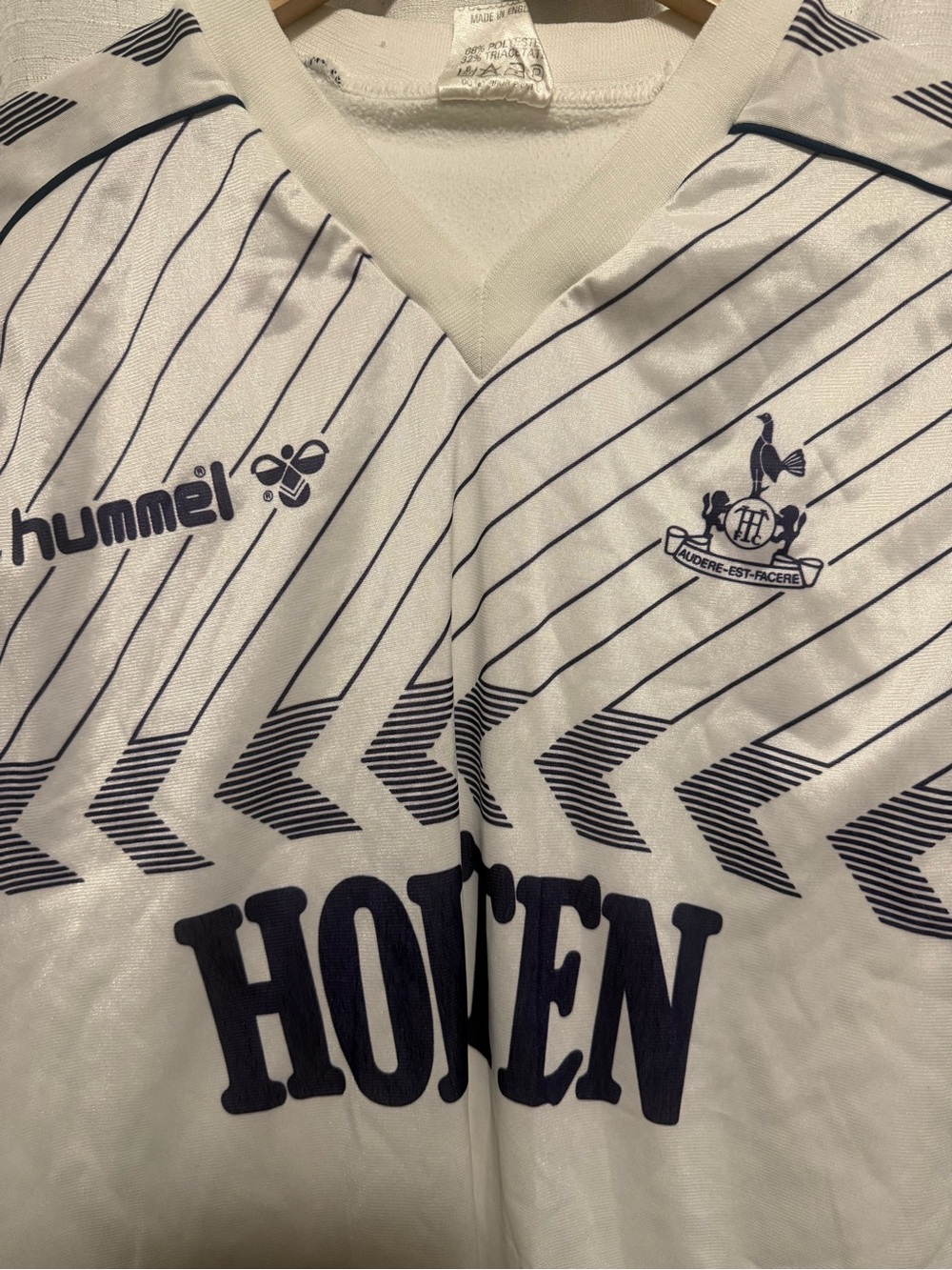 1985-87 Tottenham Hummel Home Shirt Vintage - Picture 2 of 5